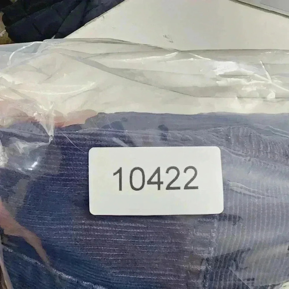 Lands End Traditional Fit Mens Corduroy Pants 38x 32 Waist Tapered Leg Dark Blue - Picture 8 of 8